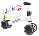 Bicicleta De Equilíbrio Andador Infantil Sem Pedal 4 Rodas