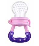 CHUPETA MORDEDOR ALIMENTADORA PARA INTRODUÇÃO ALIMENTAR DE SILICONE PARA PAPINHA E FRUTAS