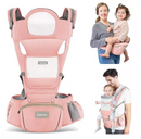 Canguru Para Bebê 0-3 Anos Ergonômico 3 Em 1 Estilo Canguru Frontal Infantil Hipseat