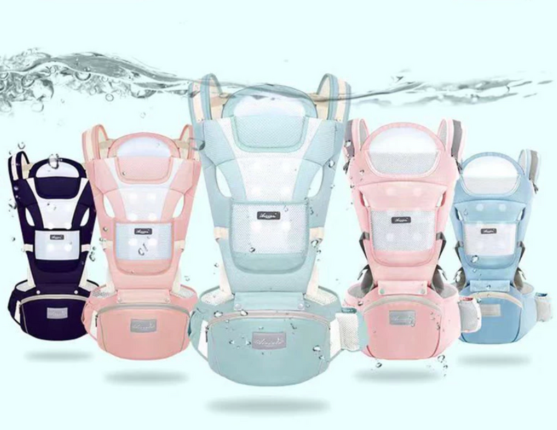 Canguru Para Bebê 0-3 Anos Ergonômico 3 Em 1 Estilo Canguru Frontal Infantil Hipseat