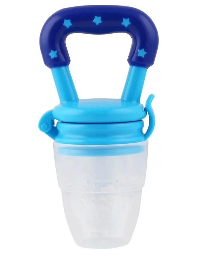 CHUPETA MORDEDOR ALIMENTADORA PARA INTRODUÇÃO ALIMENTAR DE SILICONE PARA PAPINHA E FRUTAS