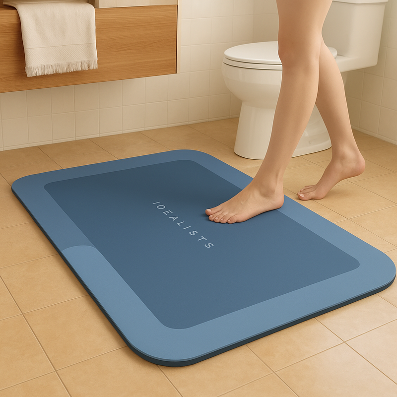 kit Tapete para Banheiro de Secagem Rápida e Super Absorvente Ideal para Chuveiro Cozinha e Varanda