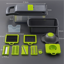 Cortador, Fatiador e Ralador Manual Multifuncional De Legumes e Alimentos (12 funções)